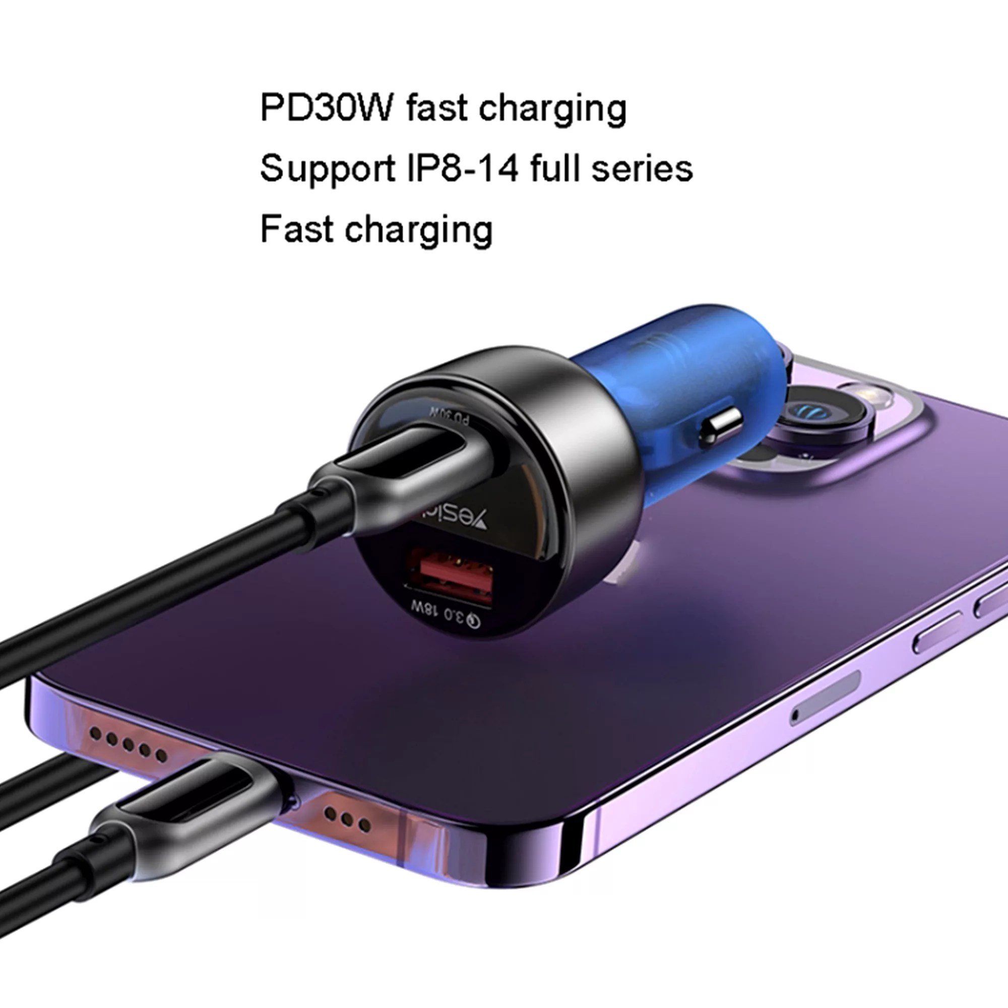 شارژر فندکی 48 وات یسیدو مدل Y52