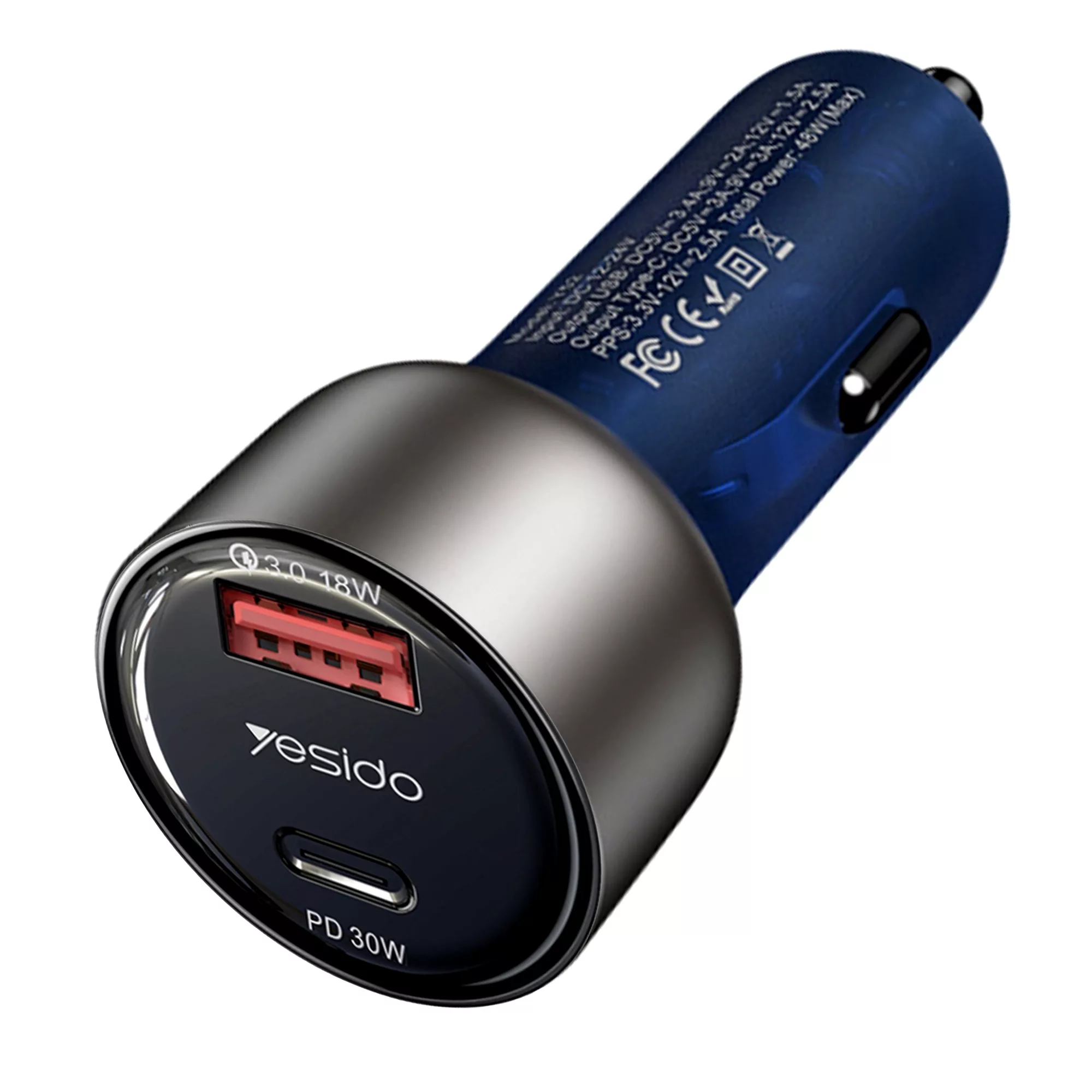 شارژر فندکی 48 وات یسیدو مدل Y52 شارژر فندکی 48 وات یسیدو مدل Y52