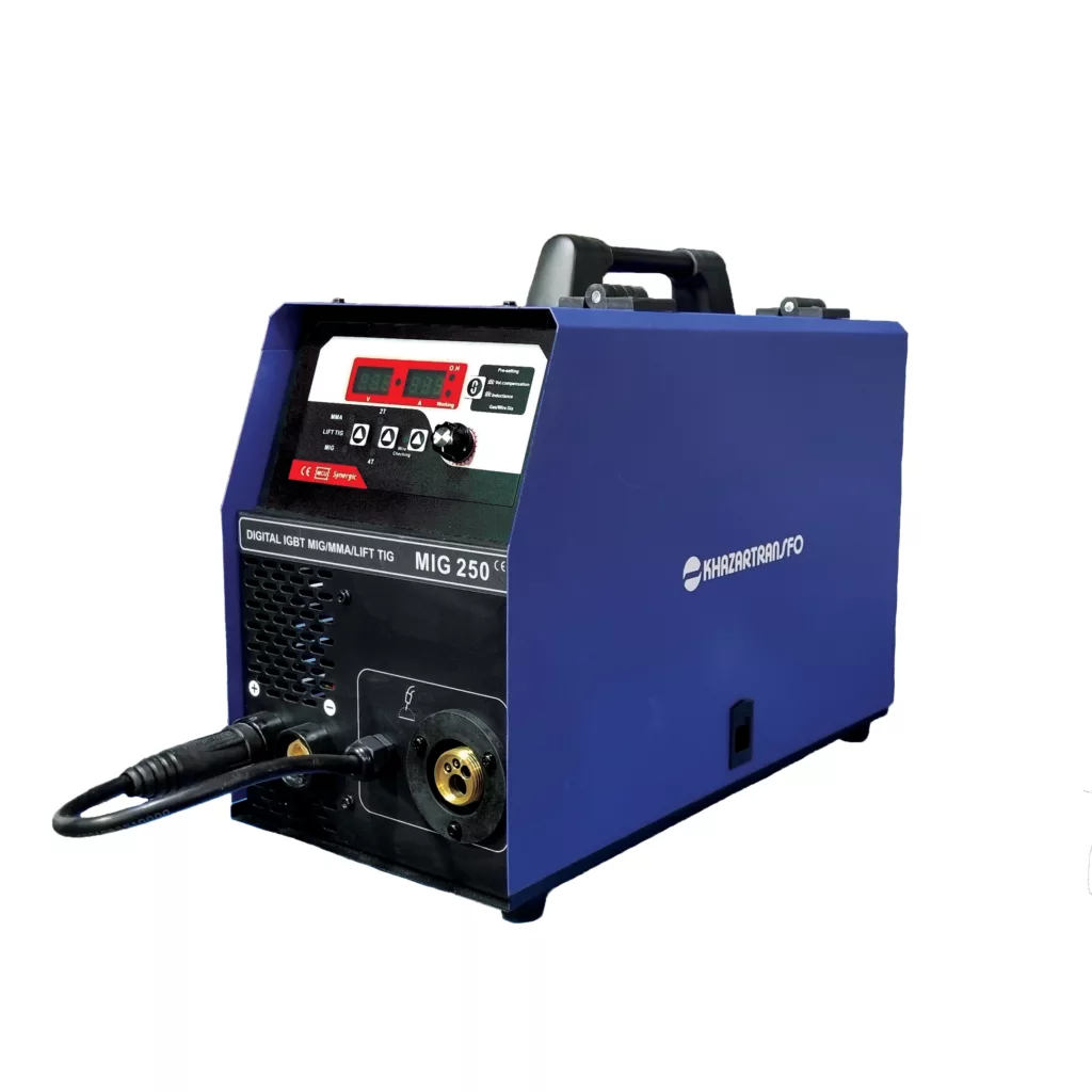 دستگاه جوشکاری 250 آمپر خزرترانسفو مدل  MIG Synergic 2500
