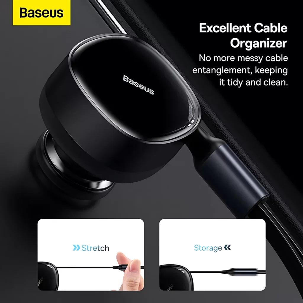 شارژر فندکی 33 وات بیسوس مدل B-ExpansionC به همراه کابل USB-C