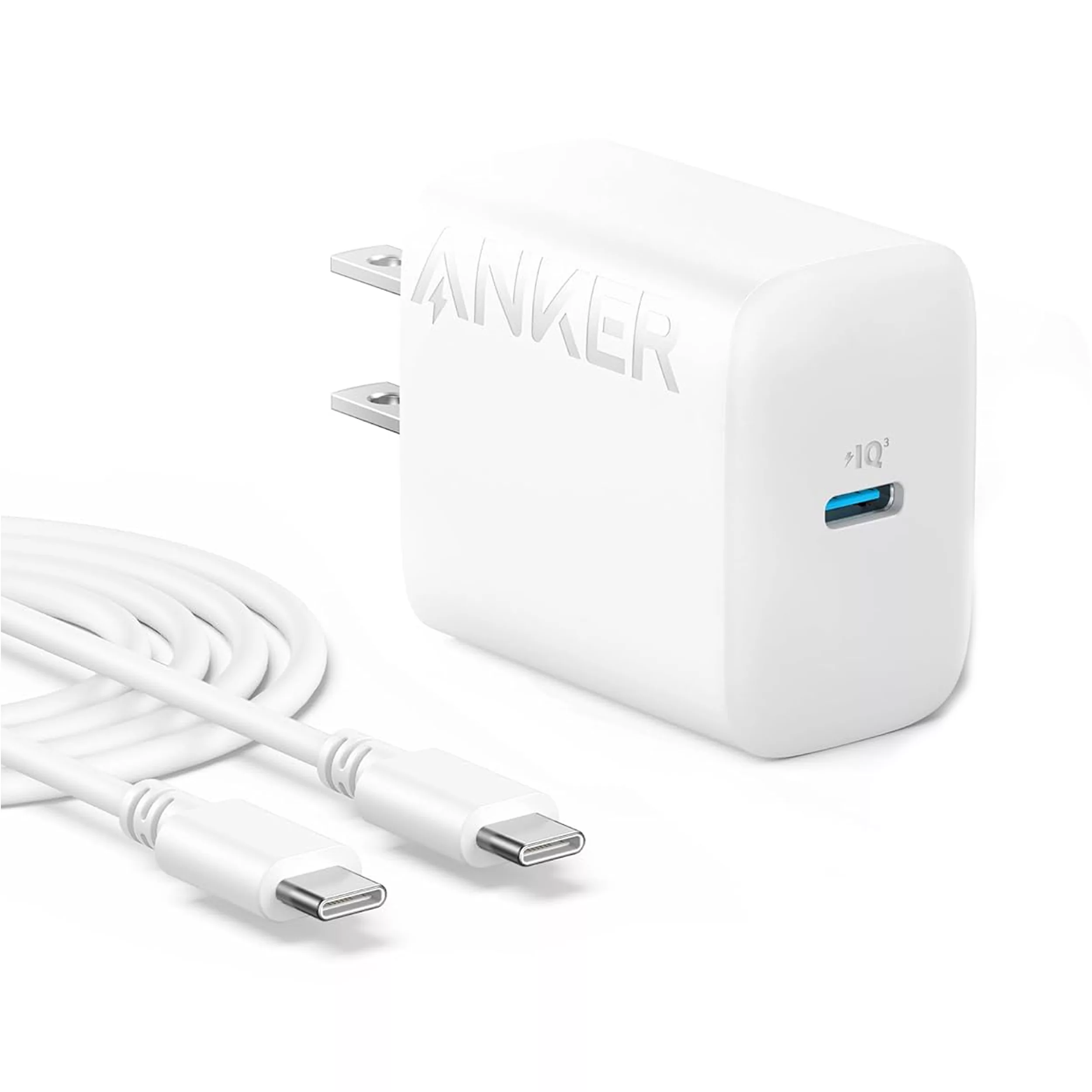 شارژر دیواری 20 وات انکر مدل A2347L21 به همراه کابل USB-C