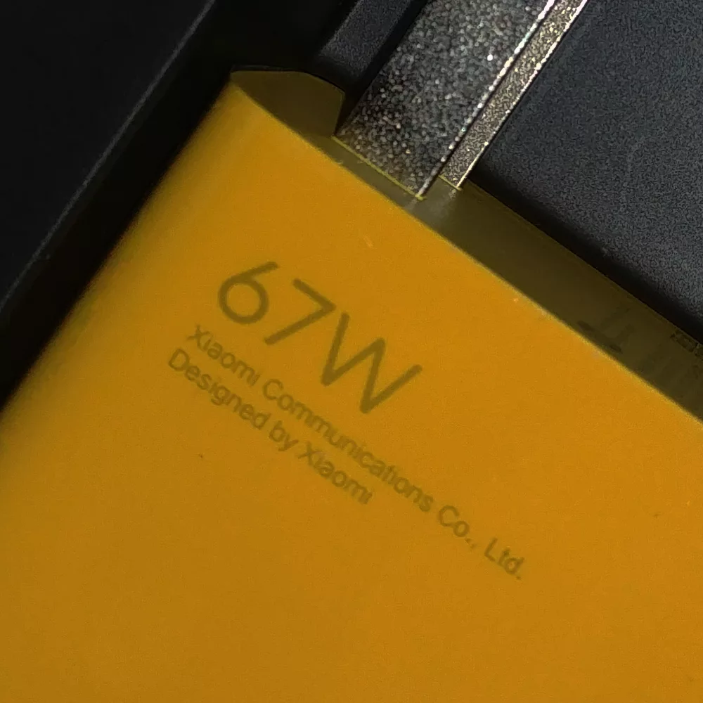 شارژر دیواری  مدل Redmi K40 Gaming MDY-12-EF 67W به همراه کابل تبدیل USB-C