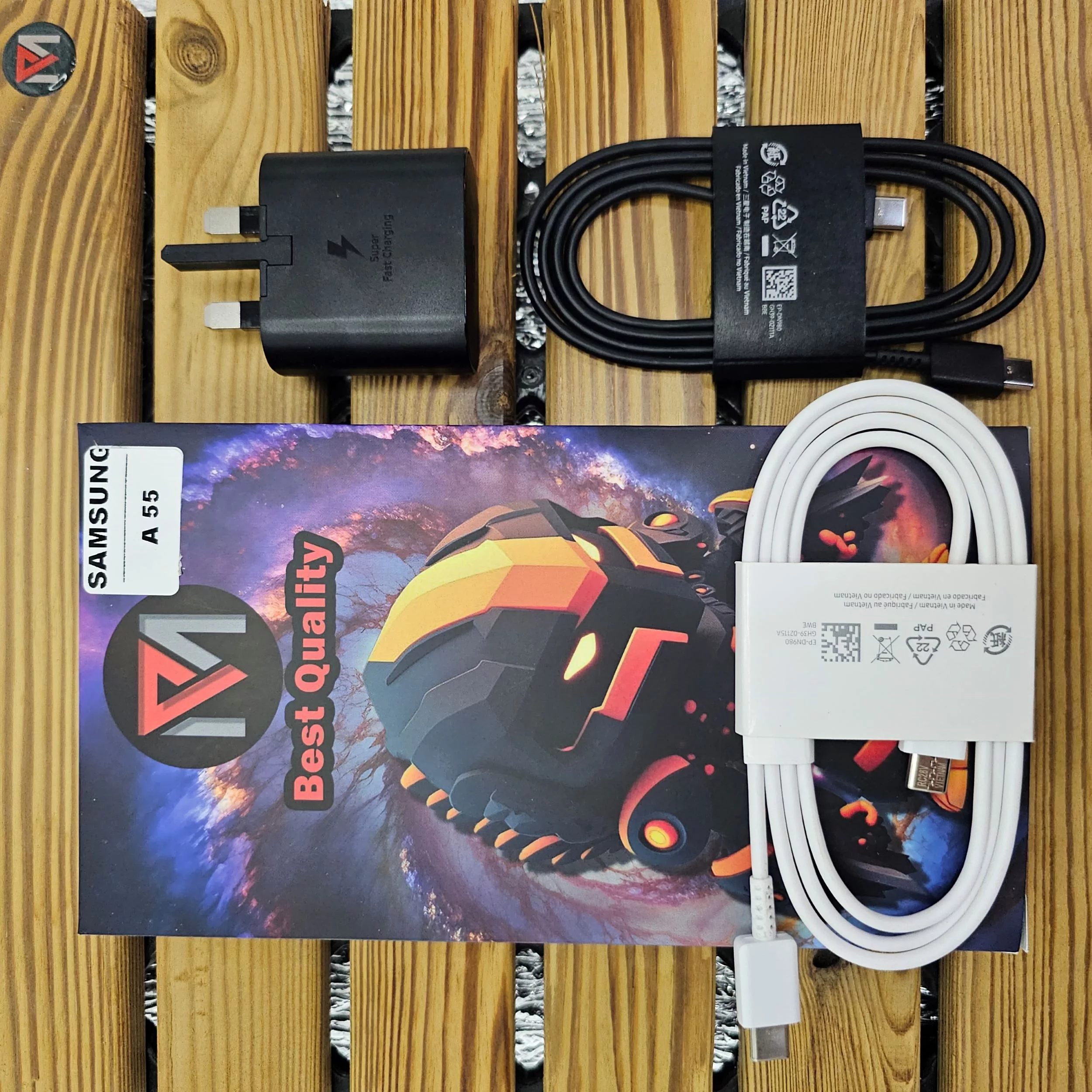 شارژر دیواری 25 وات ام پی مدل A55 به همراه کابل USB-C