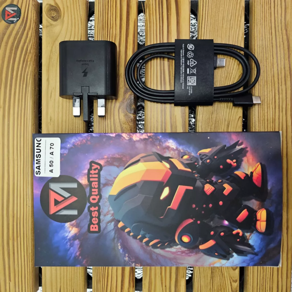 شارژر دیواری 25 وات ام پی مدل A50/A70 به همراه کابل USB-C