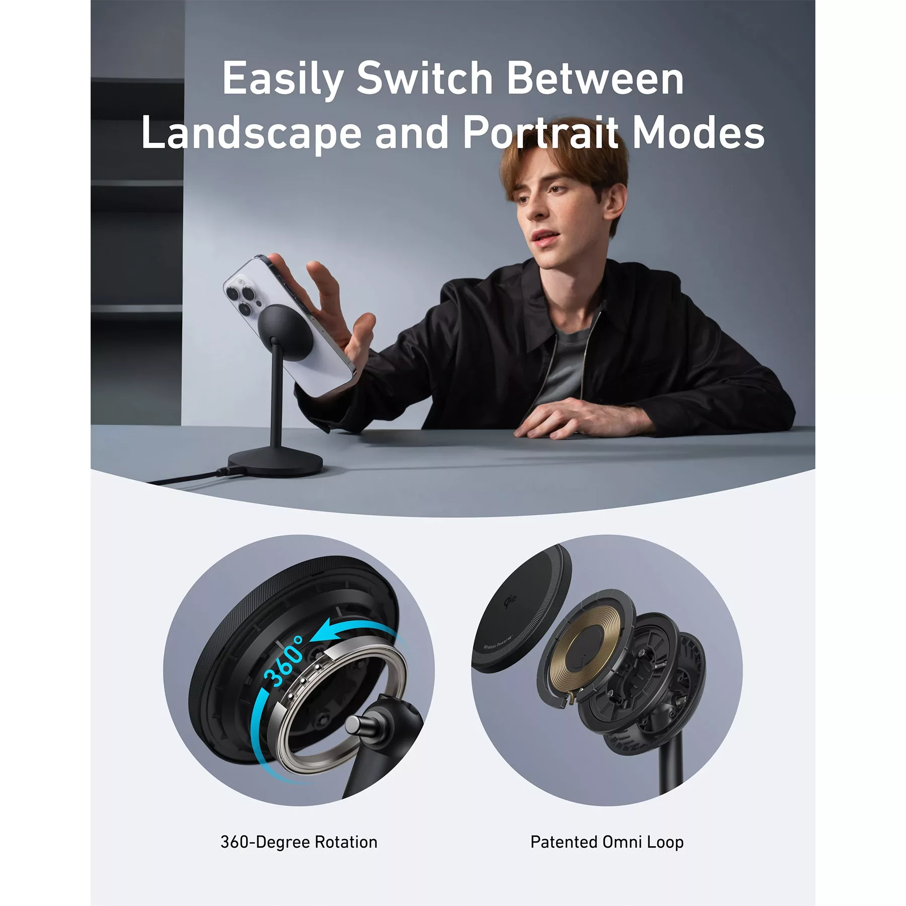 شارژر بی سیم انکر مدل A25X1