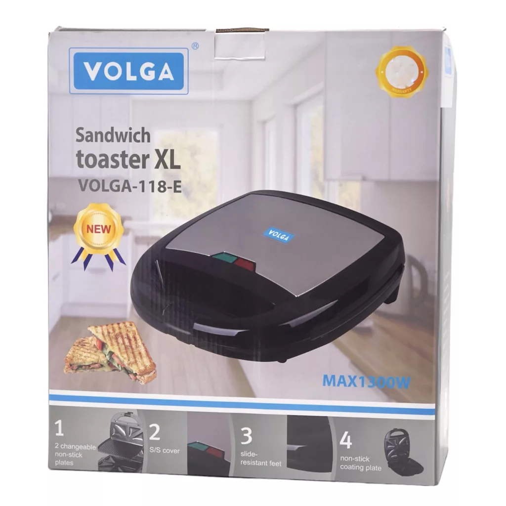 ساندویچ ساز ولگا مدل VOLGA-118-E