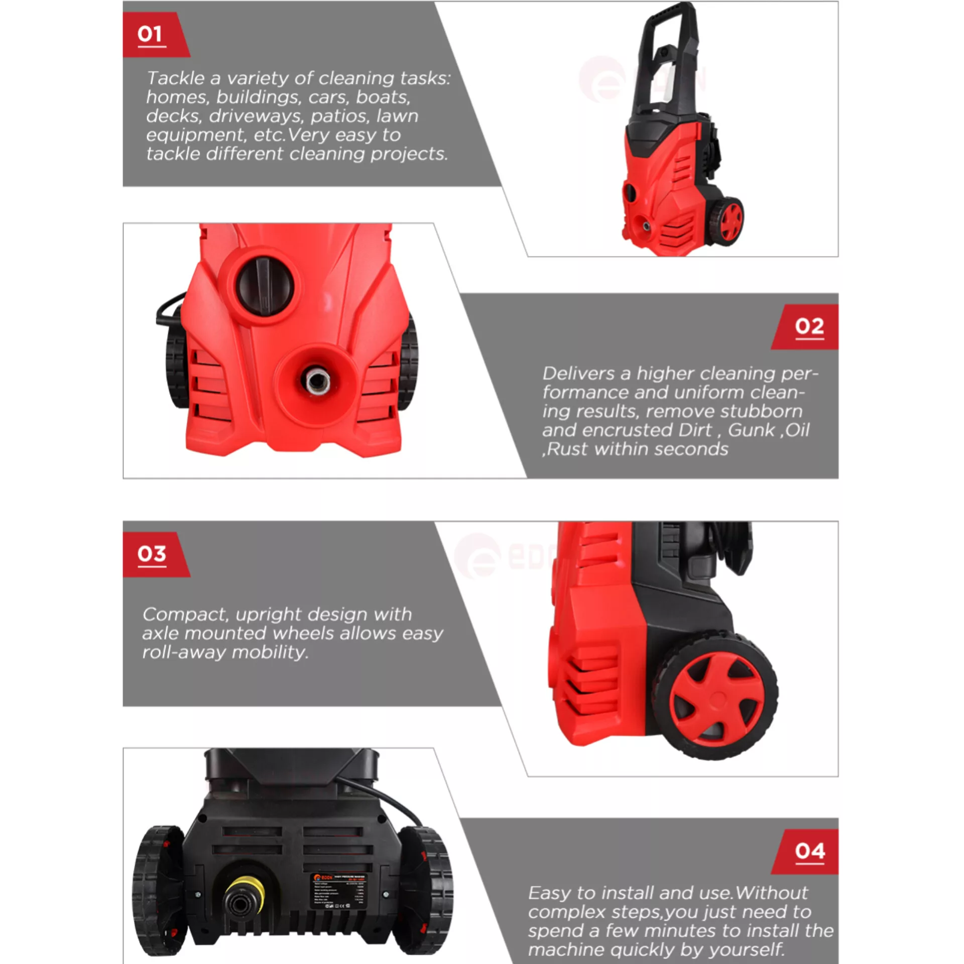 کارواش ادون مدل ED-QJ-16001