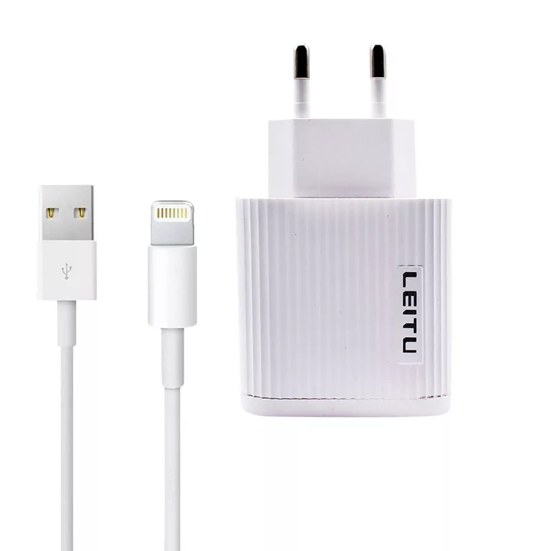 شارژر باتری موبایل لیتو مدل LH – 6 به همراه کابل لایتنینگ