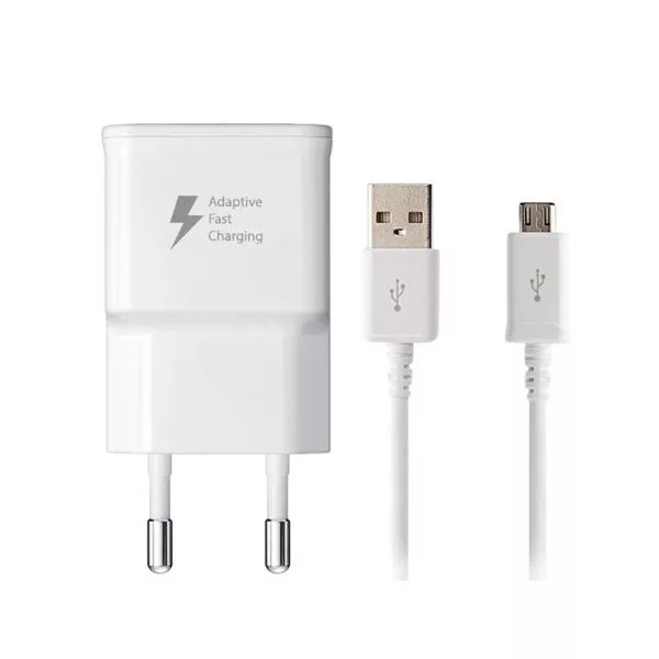 شارژر دیواری مدل EP-TA20EWE A plus به همراه کابل تبدیل microUSB