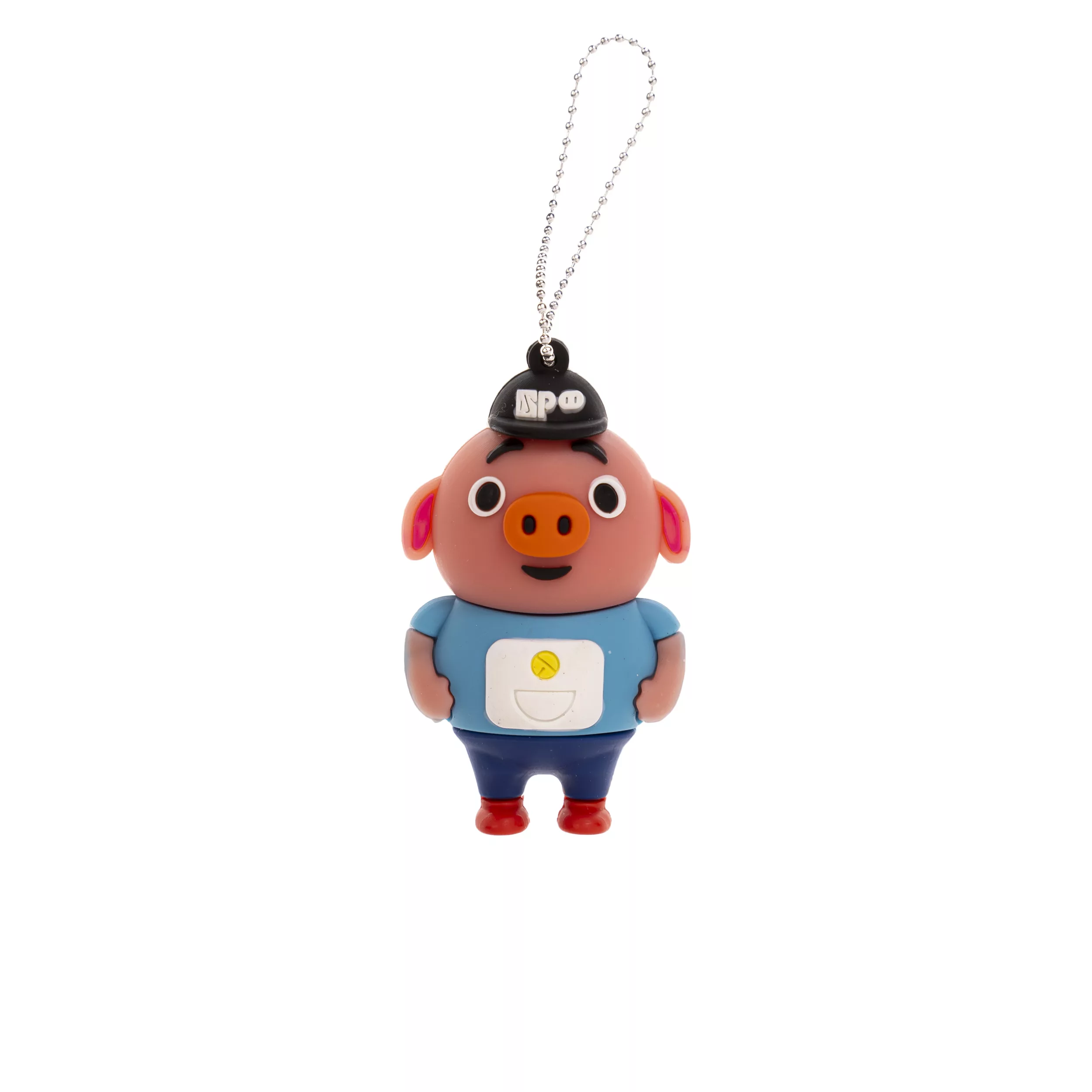 فلش مموری مدل خوک با لباس ورزشی آبی ظرفیت هشت گیگابایت