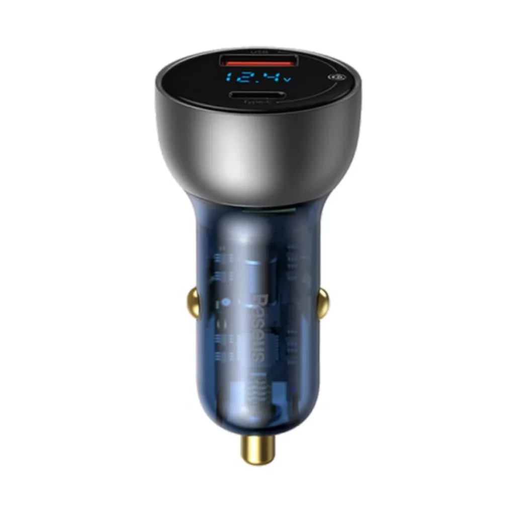 شارژر فندکی 100 وات بیسوس مدل Dual Quick 100W