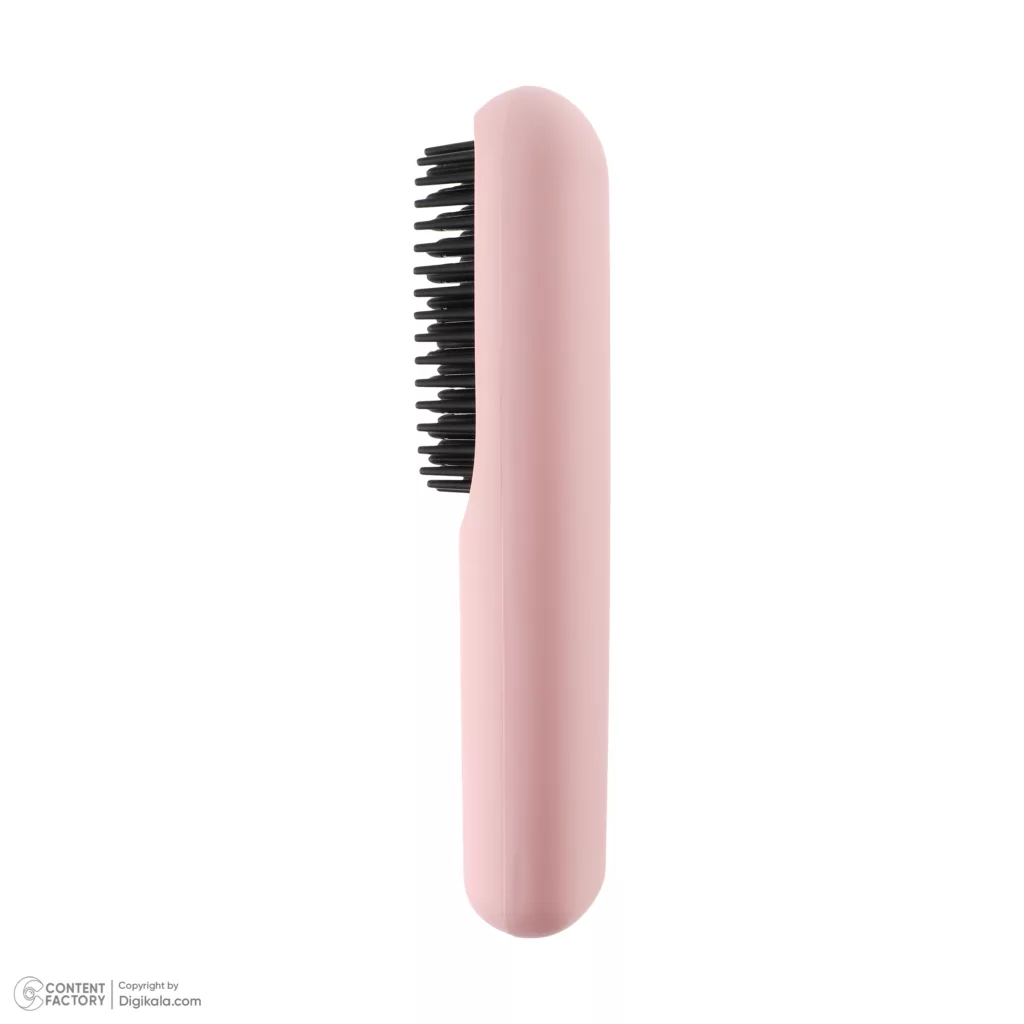 برس حرارتی مدل بی‌سیم کد S7، با صفحات متوسط از جنس سرامیک، دارای شانه و دو عدد کلیپس، گستره دما 180 تا 200 درجه سانتیگراد، به همراه کابل USB پنجاه سانتی‌متری