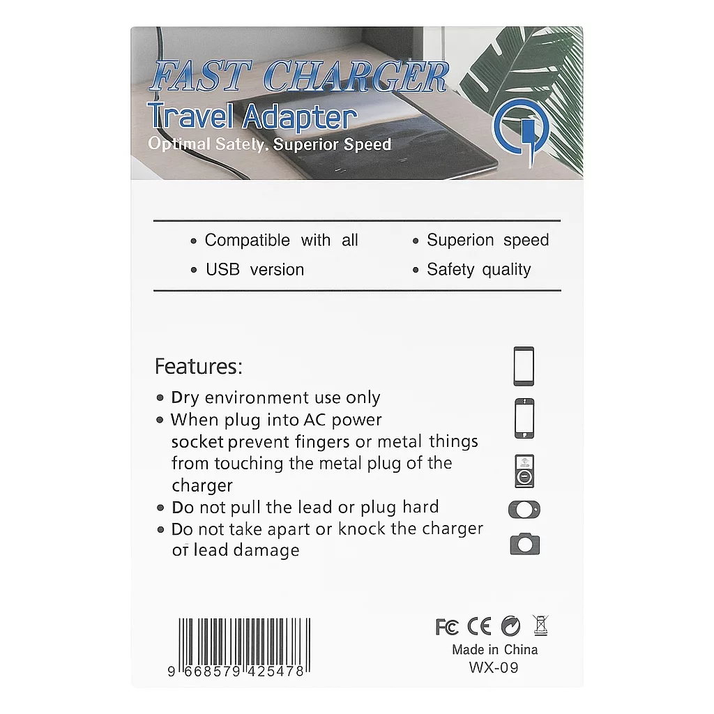 شارژر دیواری 18 وات مدل AR-40