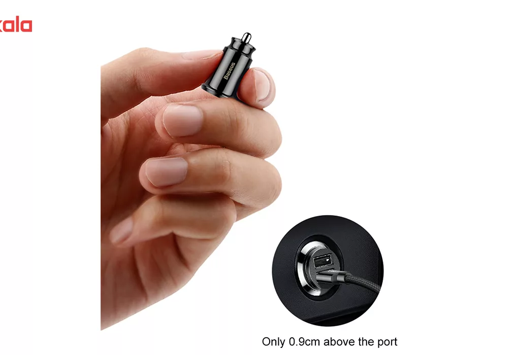 شارژر فندکی باسئوس مدل Grain