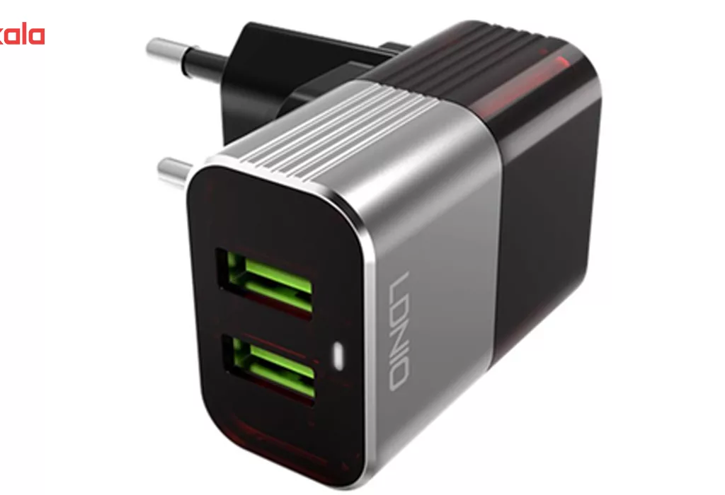 شارژر دیواری الدینیو مدل A2206 همراه با کابل میکرو USB