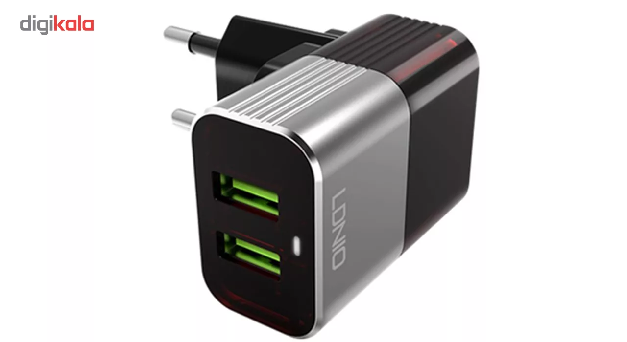 شارژر دیواری الدینیو مدل A2206 همراه با کابل میکرو USB
