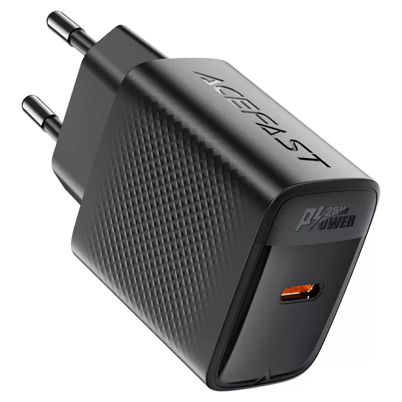 شارژر دیواری 25 وات کد USB-C PD-GAN ایس فست مدل A104