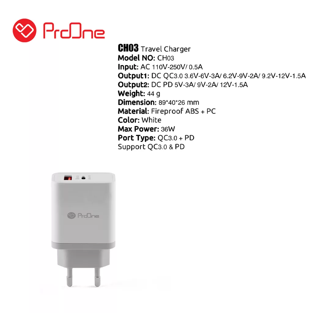 شارژر دیواری پرووان مدل PWC510