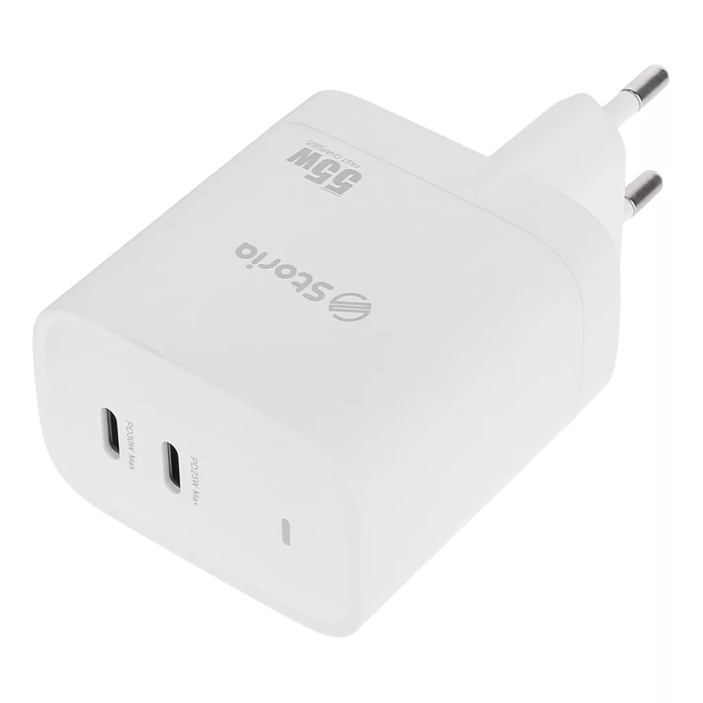 شارژر دیواری 55 وات استوریا مدل ST-BC03 Super Fast Charger