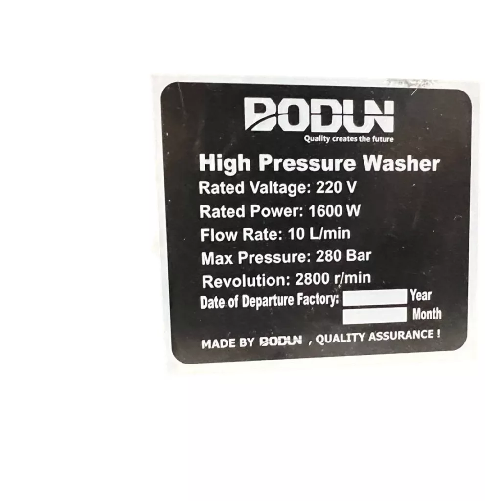 کارواش بودون مدل bd_380