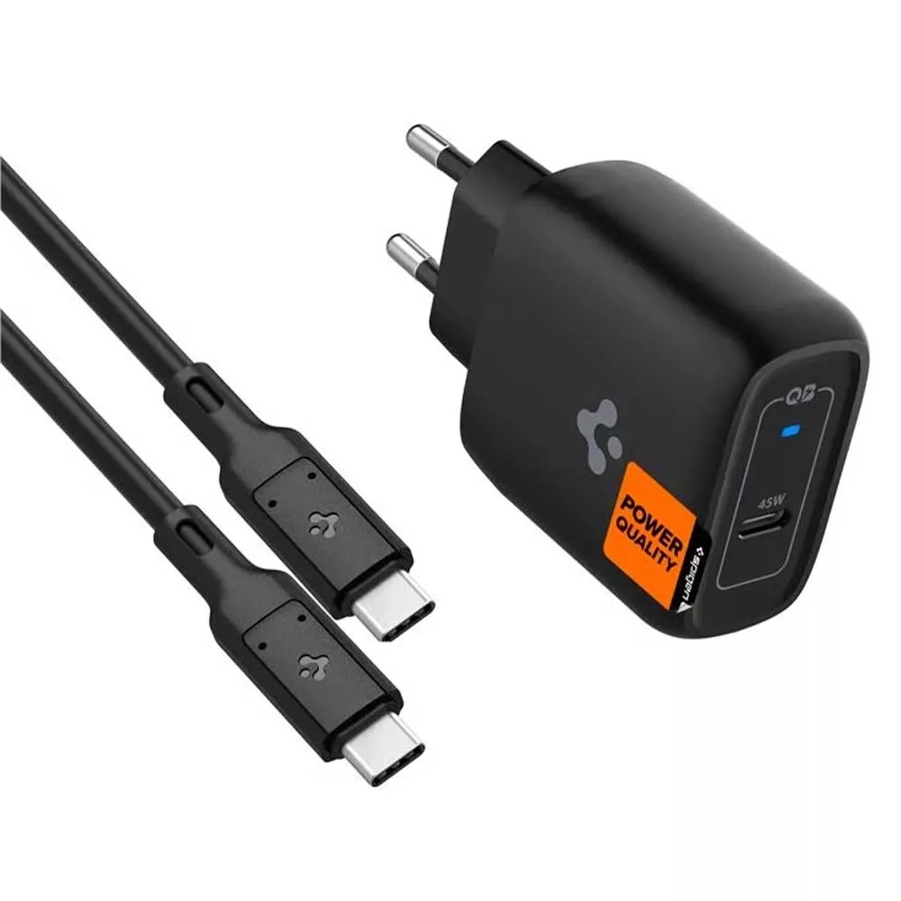 شارژر دیواری 45 وات اسپیگن مدل PowerArc ArcStation™ Pro به همراه کابل USB‑C