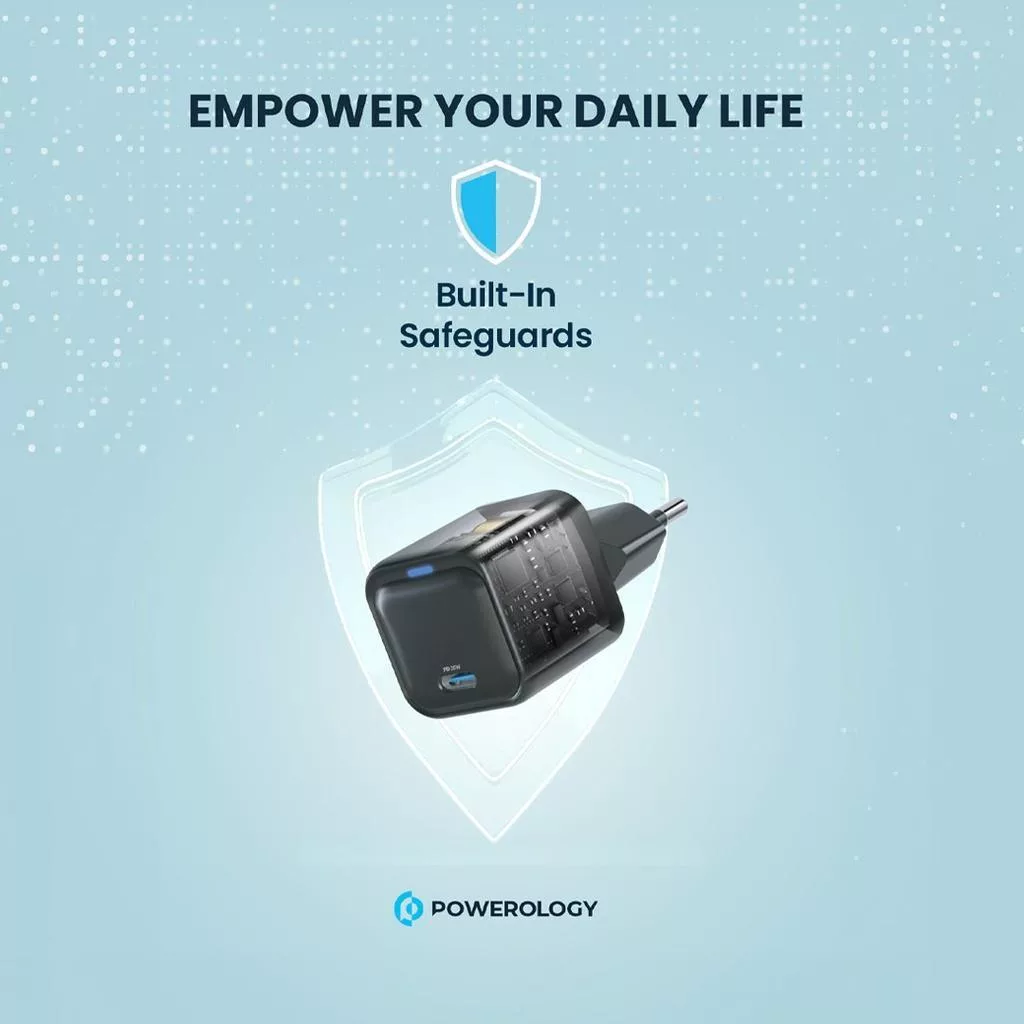 شارژر دیواری 20 وات پاورولوجی مدل PWCUQC015