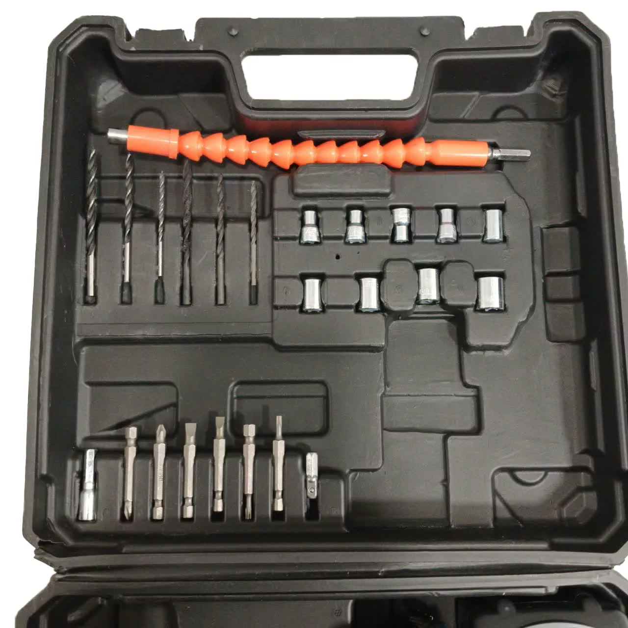 پیچ گوشتی شارژی باس مدل single-battery--brushless-88v مجموعه 28 عددی