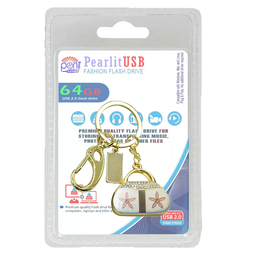 فلش مموری پرلیت یو اس بی طرح کیف مدل UJ-011 ظرفیت 64 گیگابایت