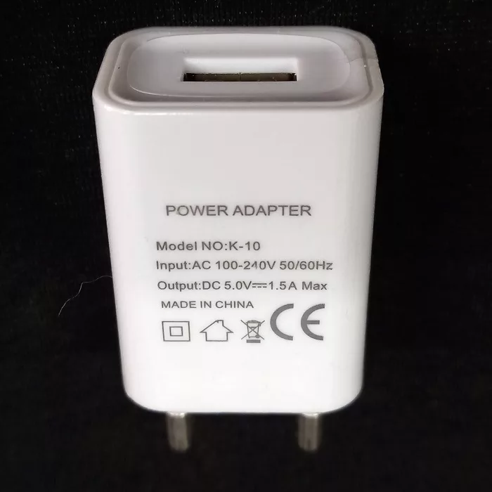شارژر دیواری 5 وات مدل K-10  دو پین