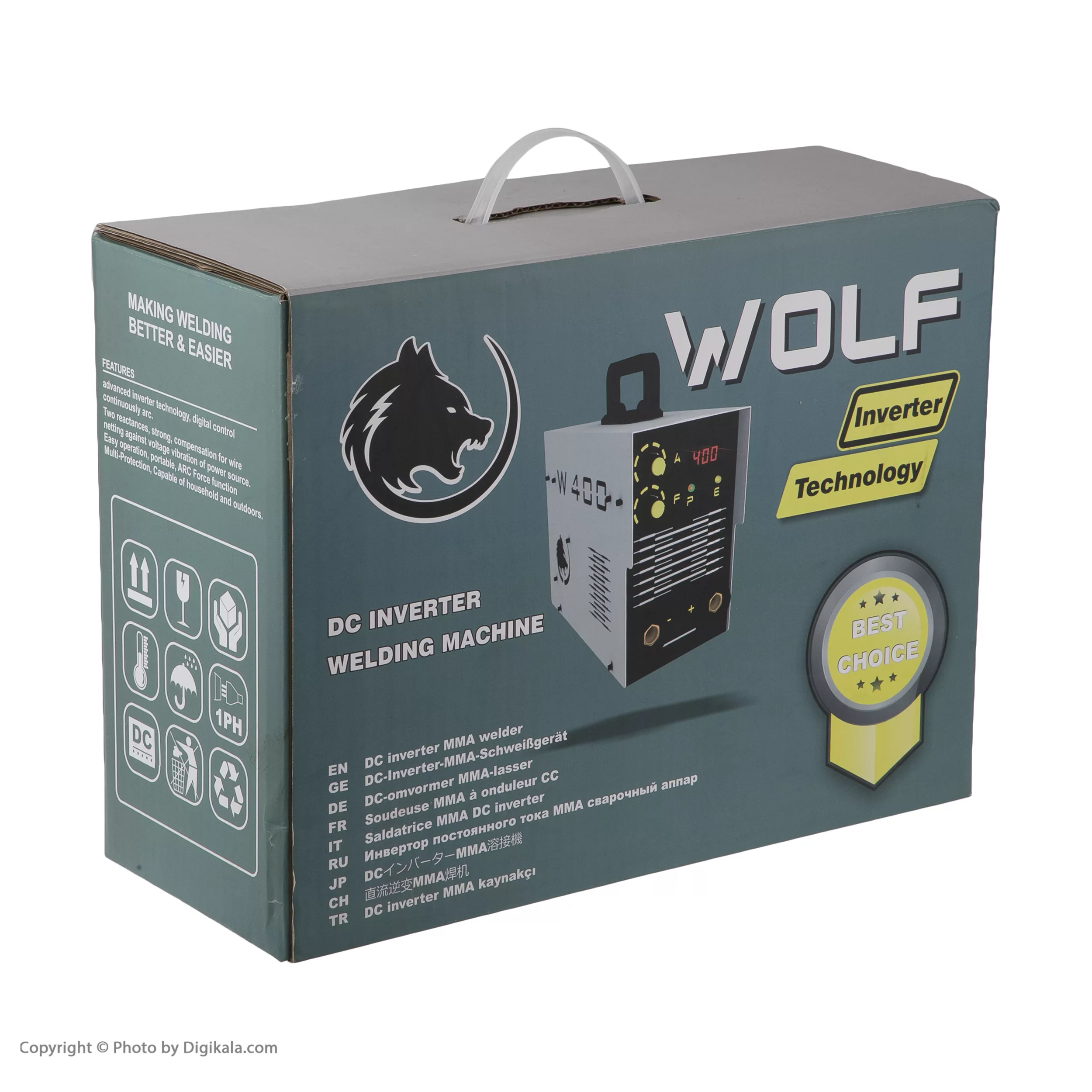 اینورتر جوشکاری 400 آمپر ولف مدل 2115