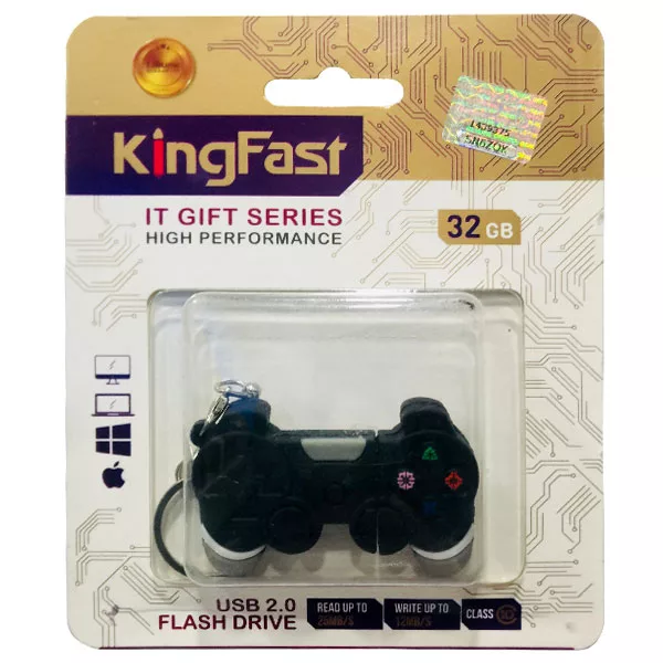 فلش مموری کینگ فست مدل Play Station PL-10 ظرفیت 32 گیگابایت