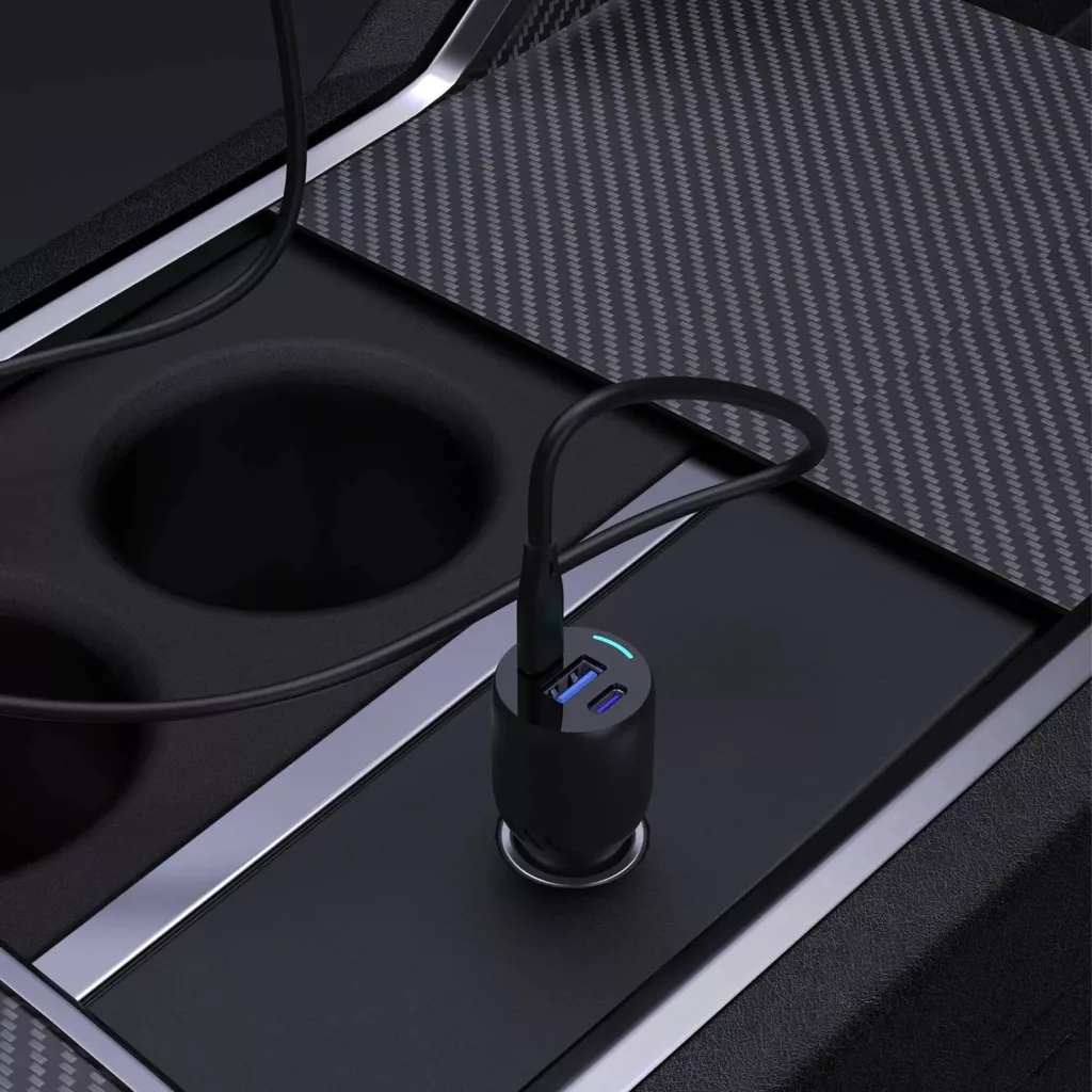 شارژر فندکی 65 وات پاورولوژی مدل PD