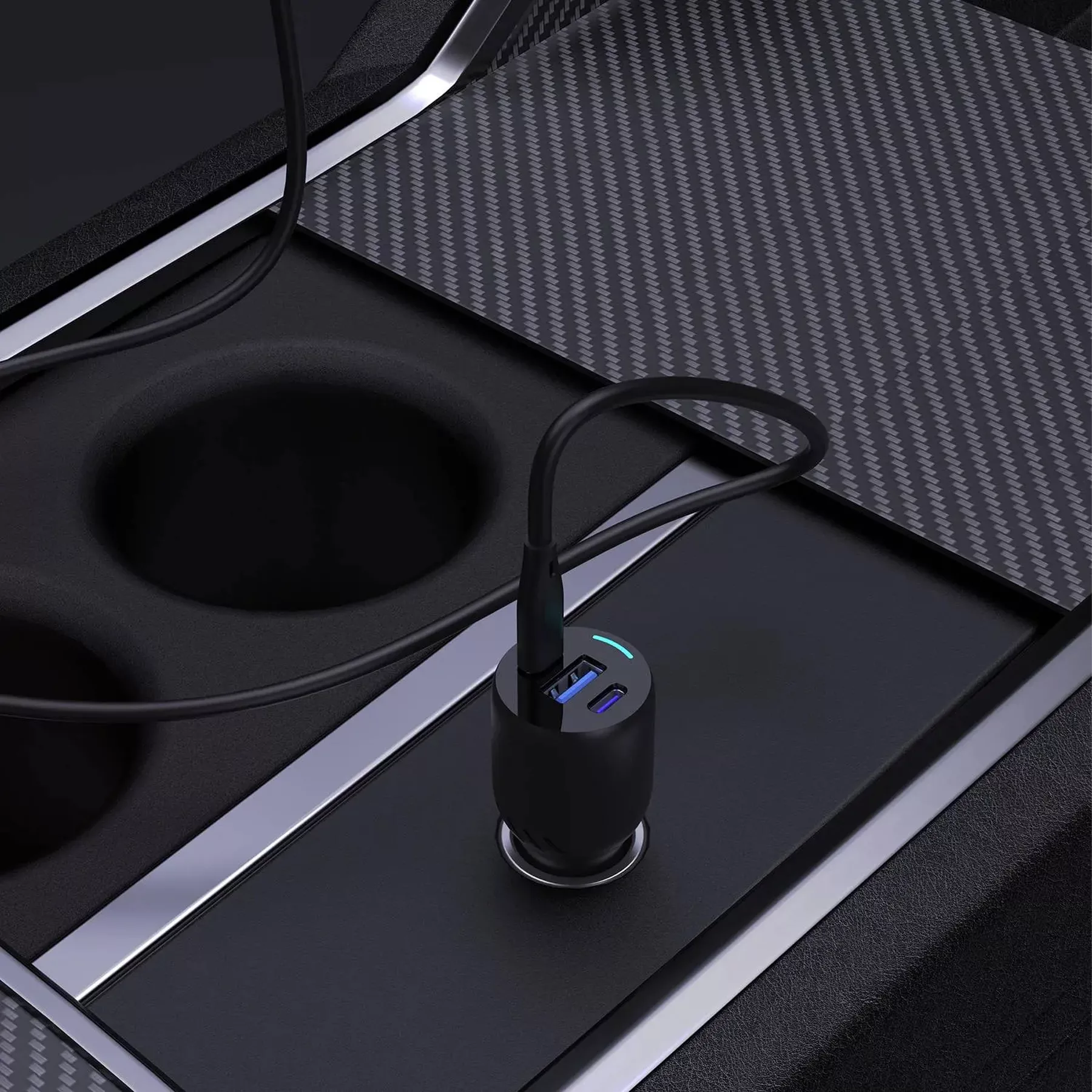 شارژر فندکی 65 وات پاورولوژی مدل PD