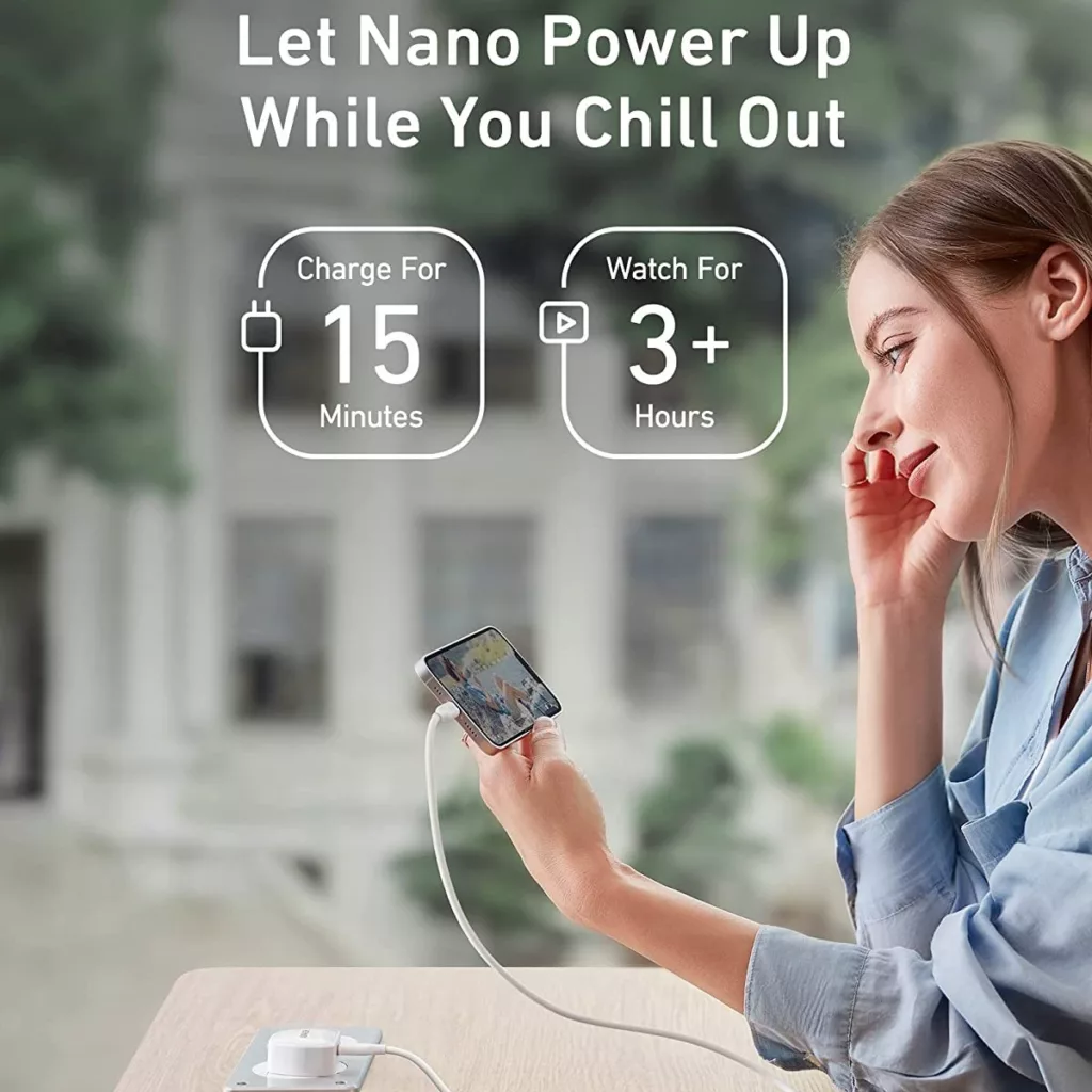 شارژر دیواری انکر مدل PowerPort III Nano-20W Fast Charger