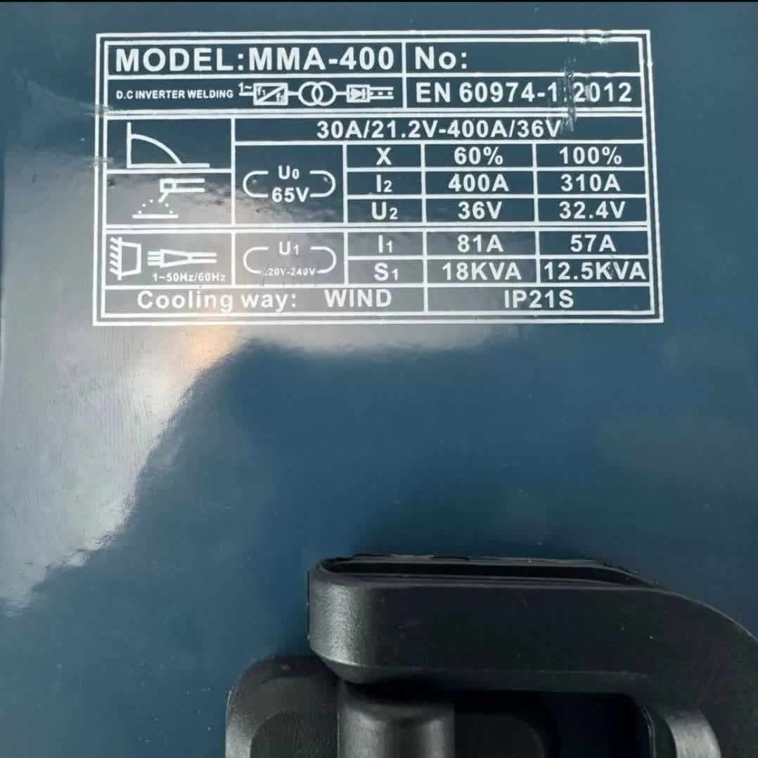 دستگاه جوش 400 آمپر باس مدل mma-400