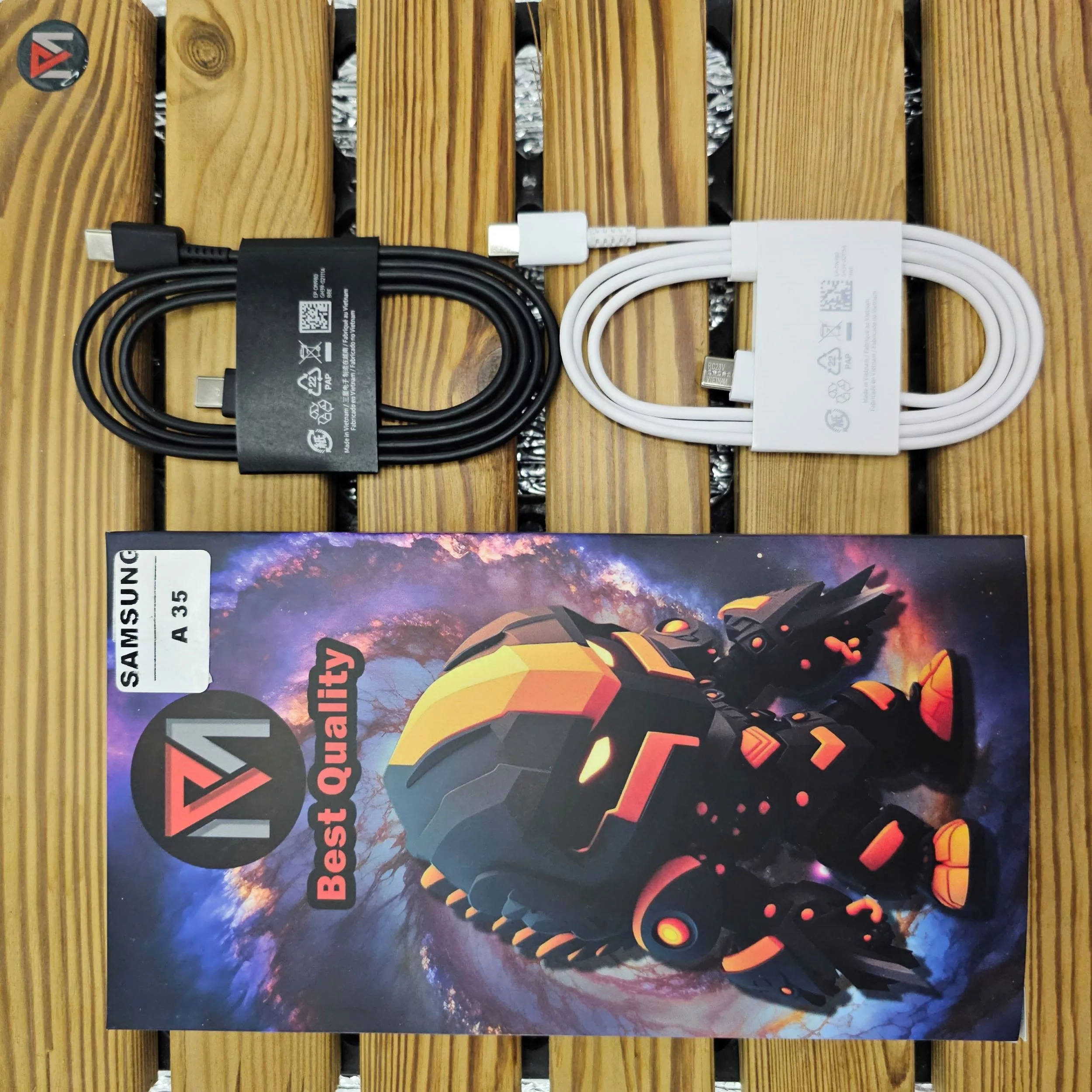 شارژر دیواری 25 وات ام پی مدل A35 به همراه کابل USB-C