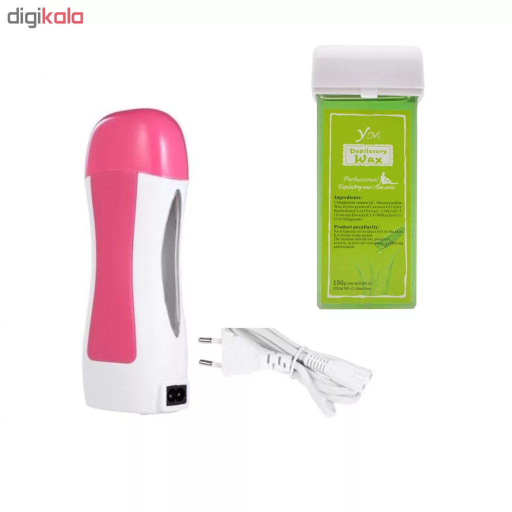 گرم کننده موم مدل A-01 به همراه یک عدد موم خشابی وزن 150 گرم