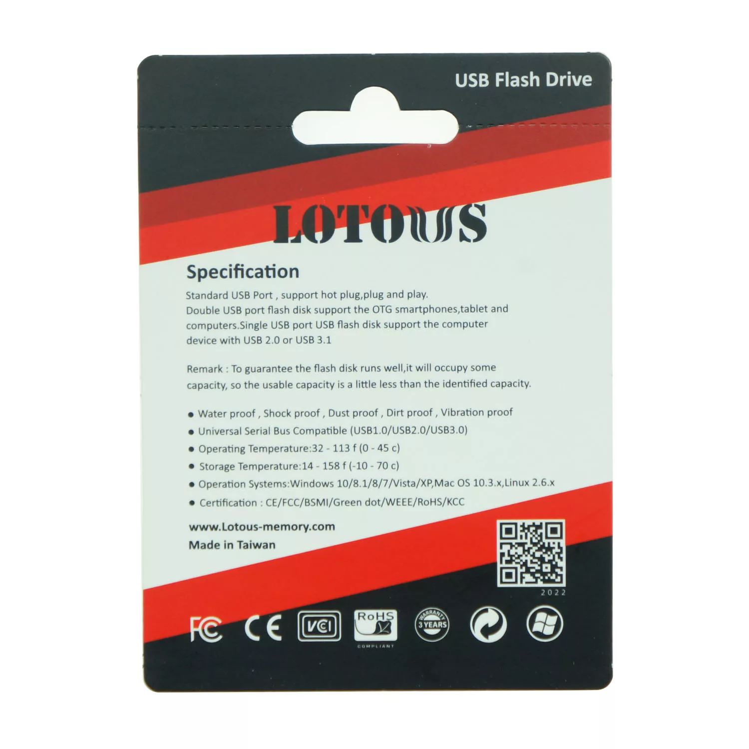 فلش مموری لوتوس مدل L802 ظرفیت 16 گیگابایت