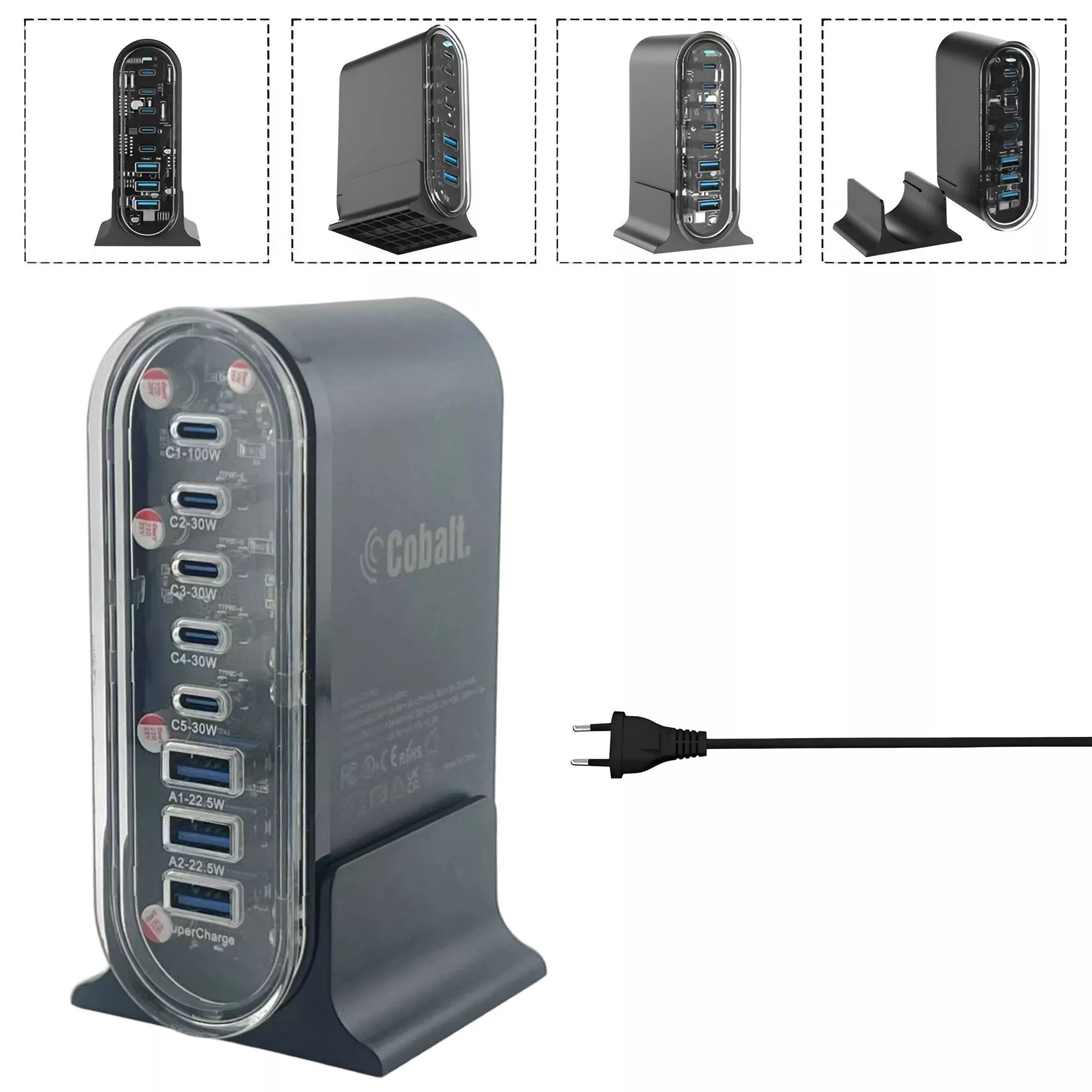 شارژر رومیزی 268 وات کبالت کد Q1