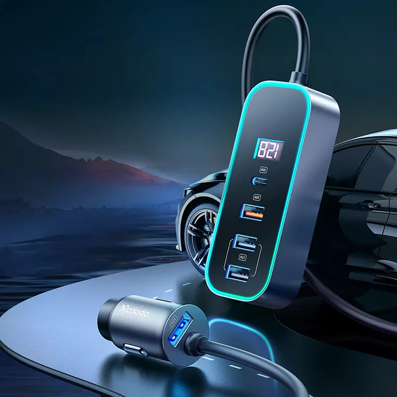 شارژر فندکی 107 وات مک دودو مدل Digital Display