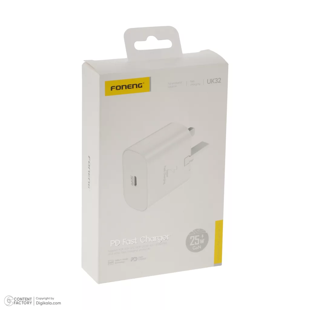 شارژر دیواری 25 وات فوننگ مدل UK32