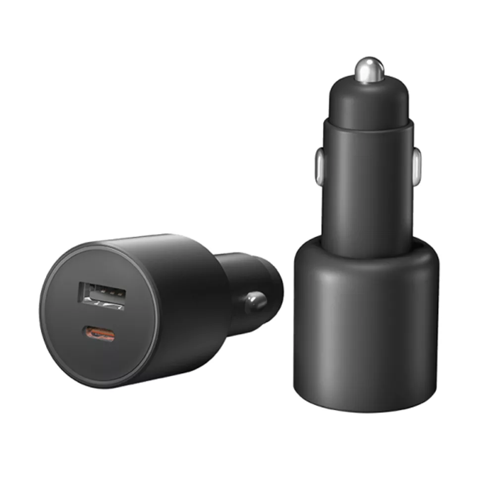 شارژر فندکی 100 وات 2 پورت شیائومی مدل MDY-16-ER به همراه کابل USB-C به طول 1 متر