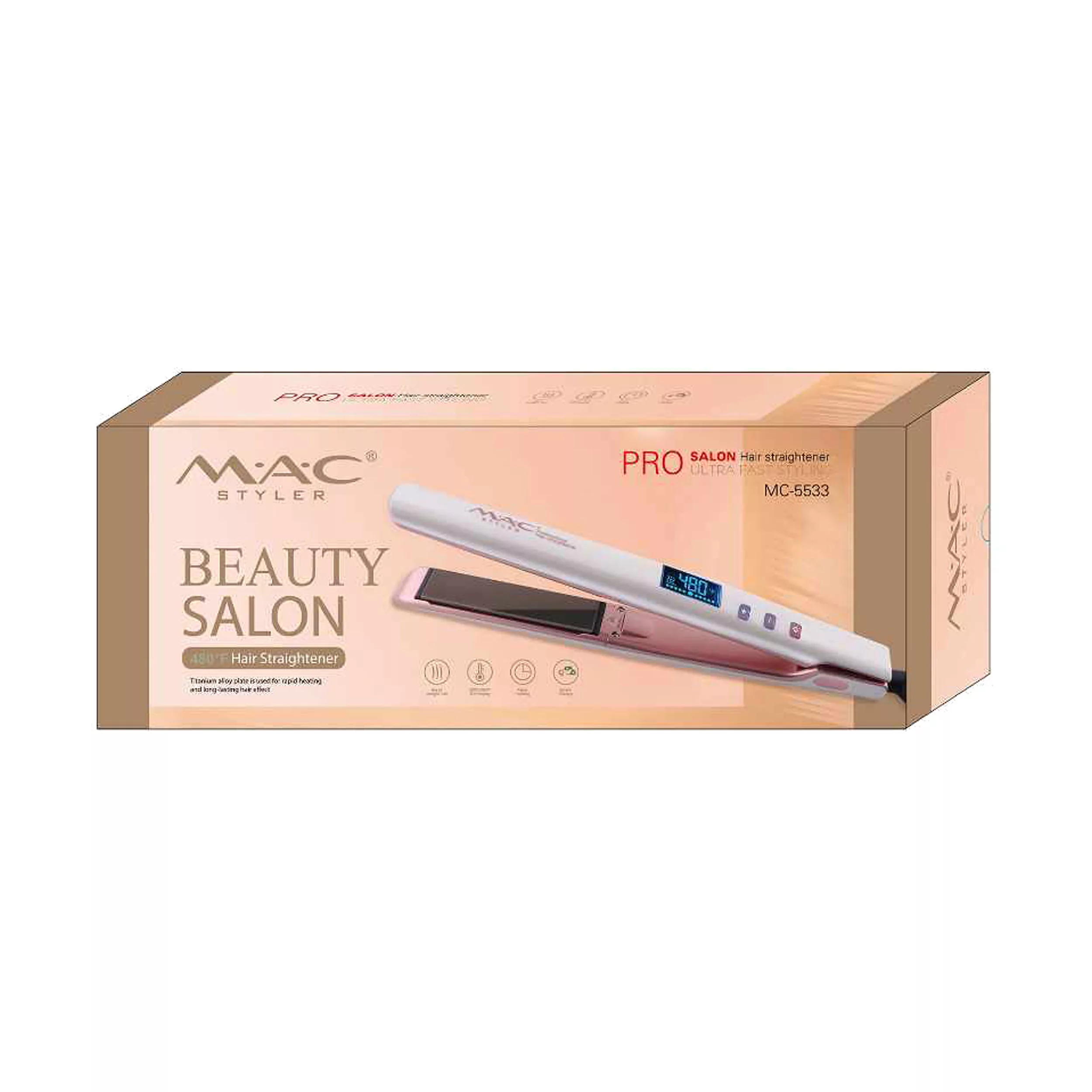 اتو و حالت دهنده مو مک استایلر مدل MC-5533