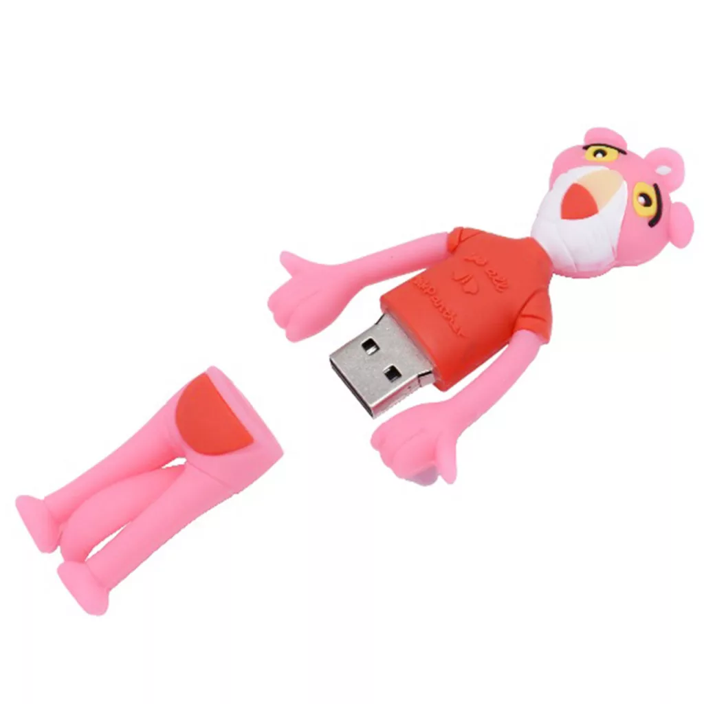 فلش مموری طرح پلنگ صورتی مدل UL-Pink Panther ظرفیت 16 گیگابایت