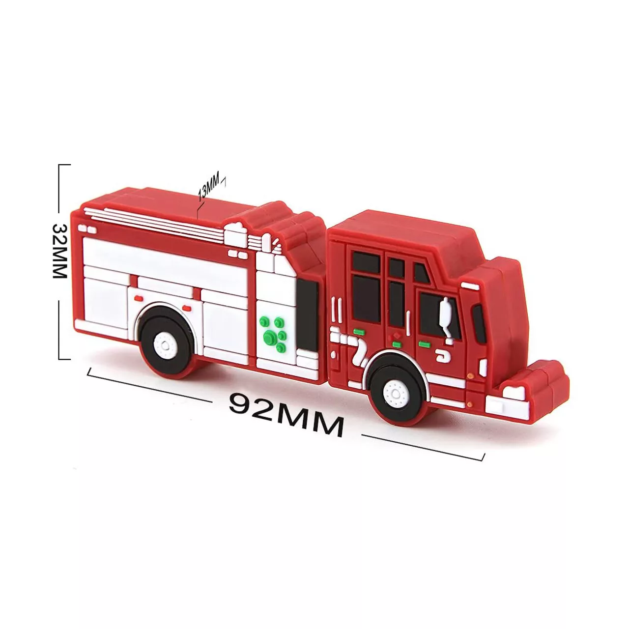 فلش مموری طرح ماشین آتش نشانی مدل UL-Firetruck ظرفیت 8 گیگابایت