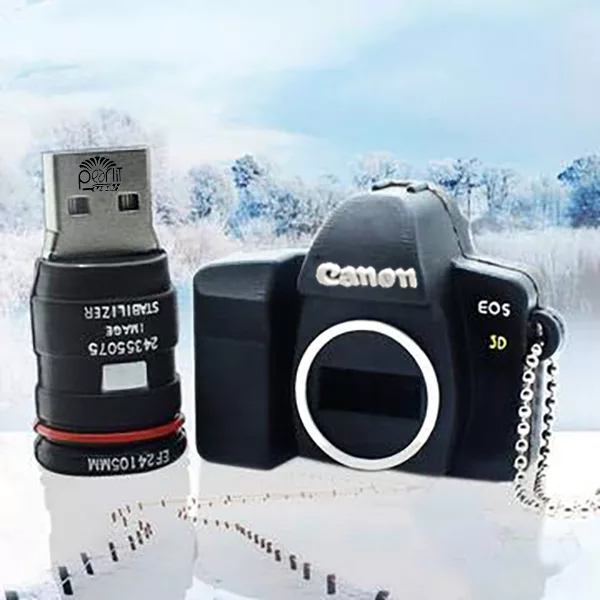 فلش مموری پرلیت یو اس بی طرح دوربین عکاسی مدل P1 ظرفیت 128 گیگابایت