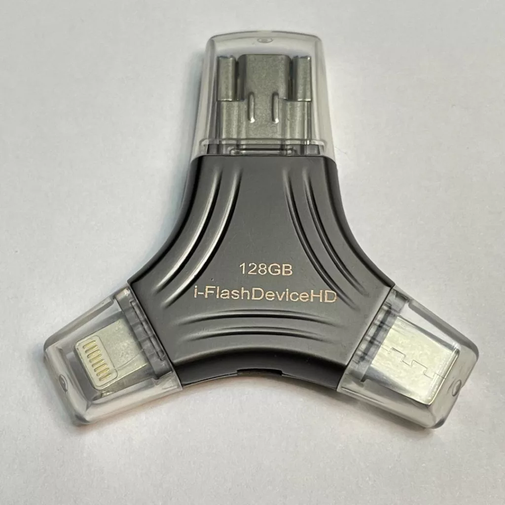 فلش مموری I-FLASH USB 3.0iC مدل OTG 4-1 ظرفیت 128 گیگابایت
