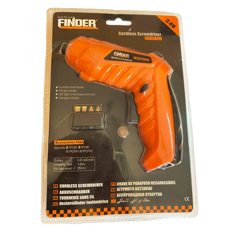 پیچ گوشتی شارژی فایندر مدل DC197247