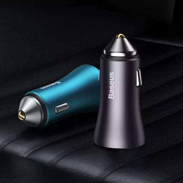 شارژر فندکی 60 وات بیسوس مدل CCJDZ-MC