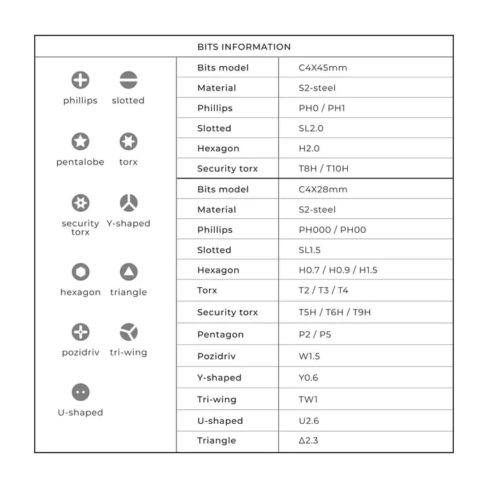 پیچ گوشتی شارژی هوتو مدل Kit Pro QWLSD012 مجموعه 46 عددی